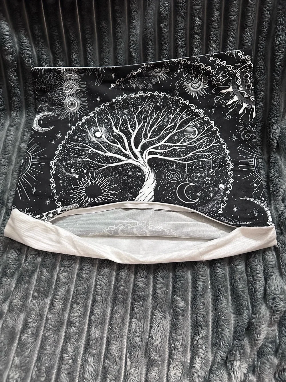 Black & White Tree of Life Pillowcase Cover with Hidden Zipper